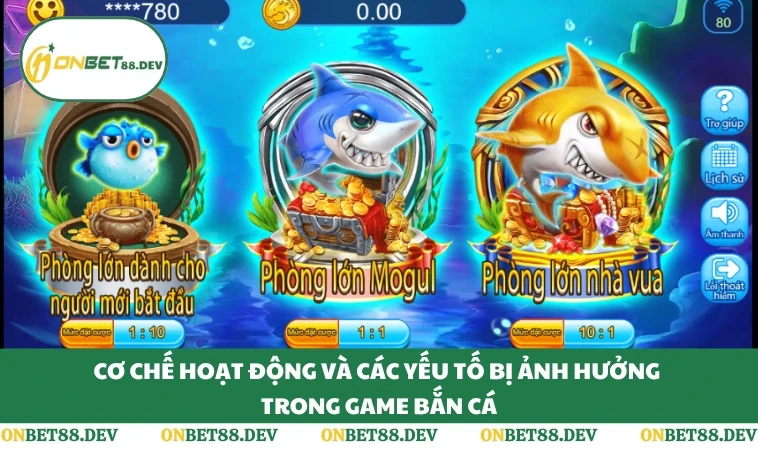 Thuật Toán Bắn Cá - Bí Mật Quyết Định Cơ Hội Thắng 2 Cơ chế hoạt động và các yếu tố bị ảnh hưởng trong game bắn cá